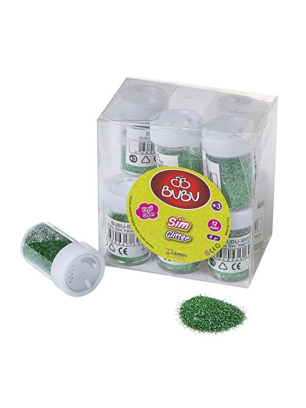 Yeşil Sim 8 G 12 Adet BUBU-SM0005