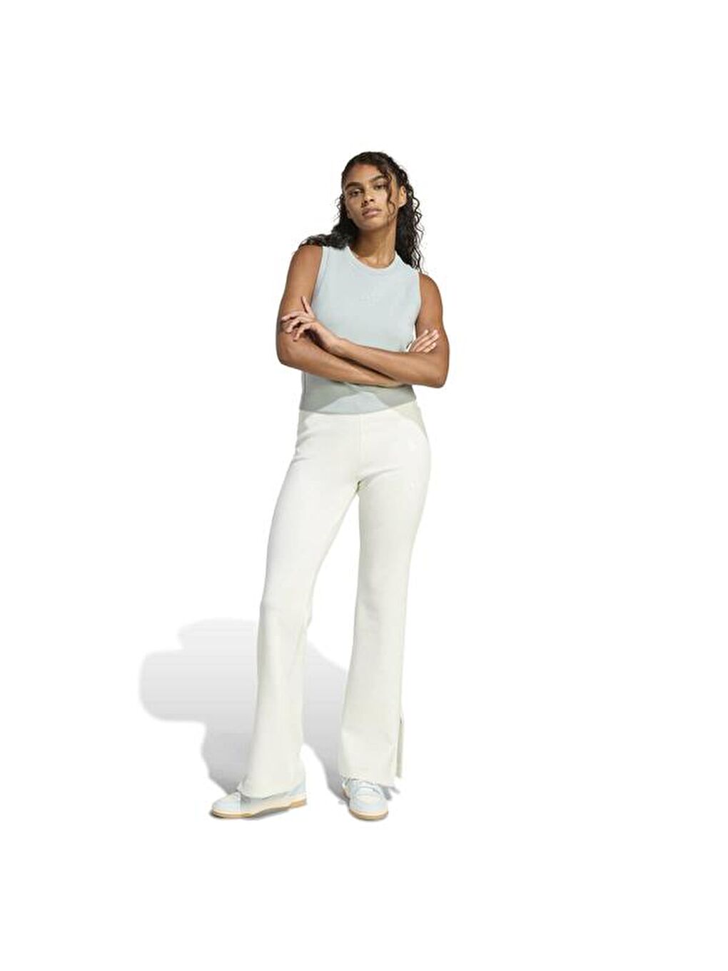 Soft Lux Kadın Ekru Eşofman Altı-3