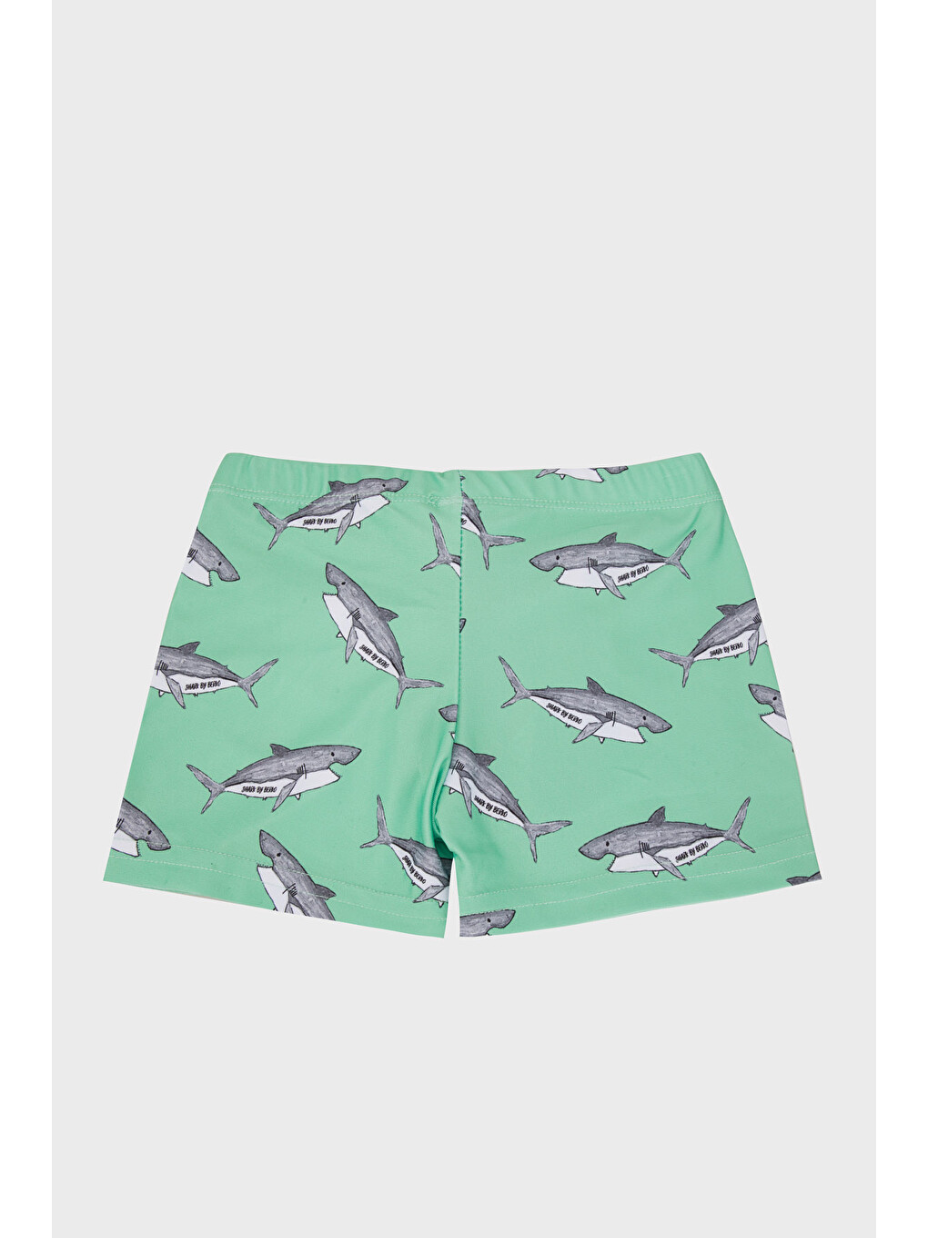 Yeşil Berko Mint Shark Desenli Erkek Çocuk Mayo Short Sm22120205-1