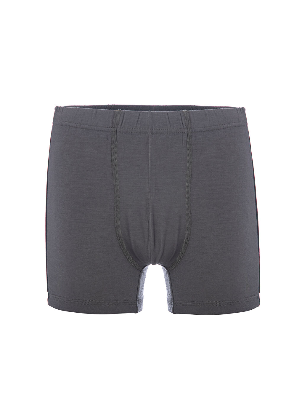 Erkek Bambu Esnek Antrasit Boxer 3'lü 413A-1