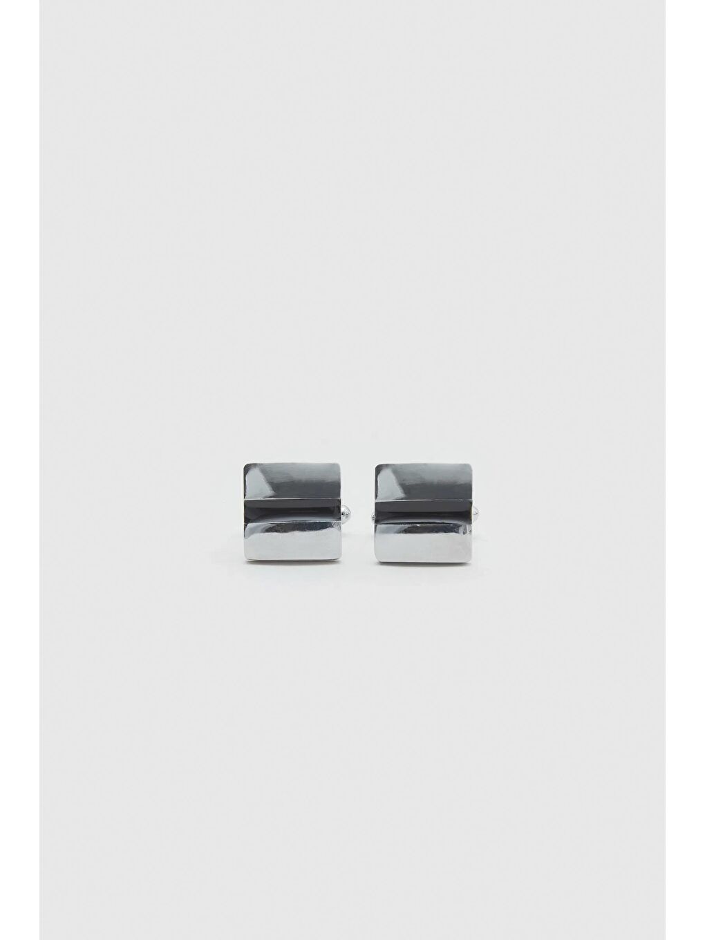 Gri Gümüş Renk Kol Düğmesi-2