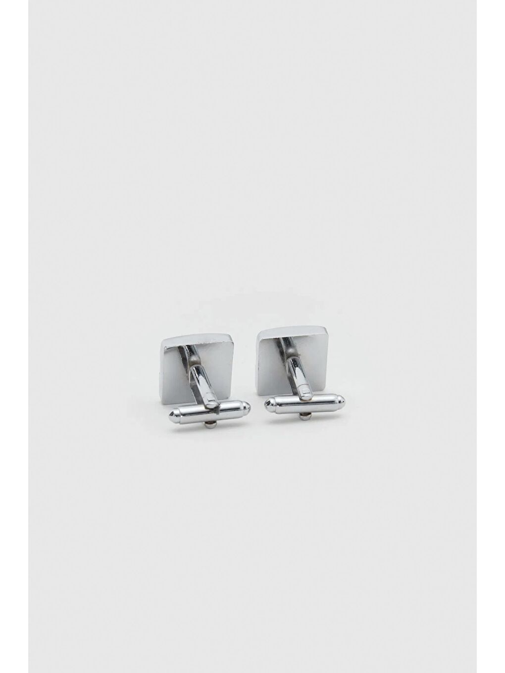 Gri Gümüş Renk Kol Düğmesi-5