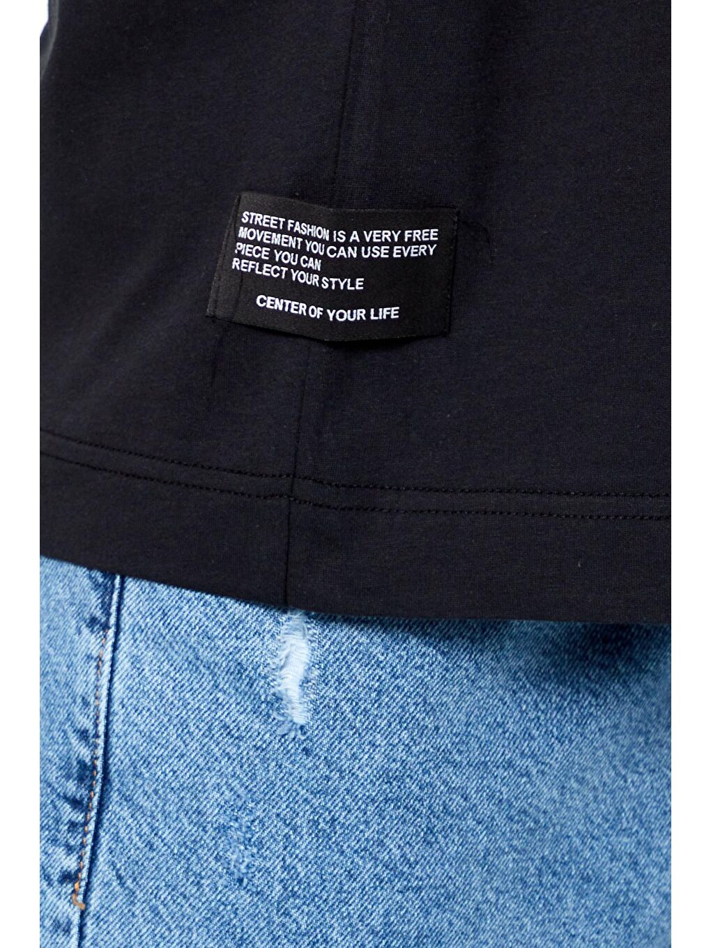 Siyah Erkek Çok Renkli 2'li Basic Oversize Bisiklet Yaka Kısa Kollu Tişört-11