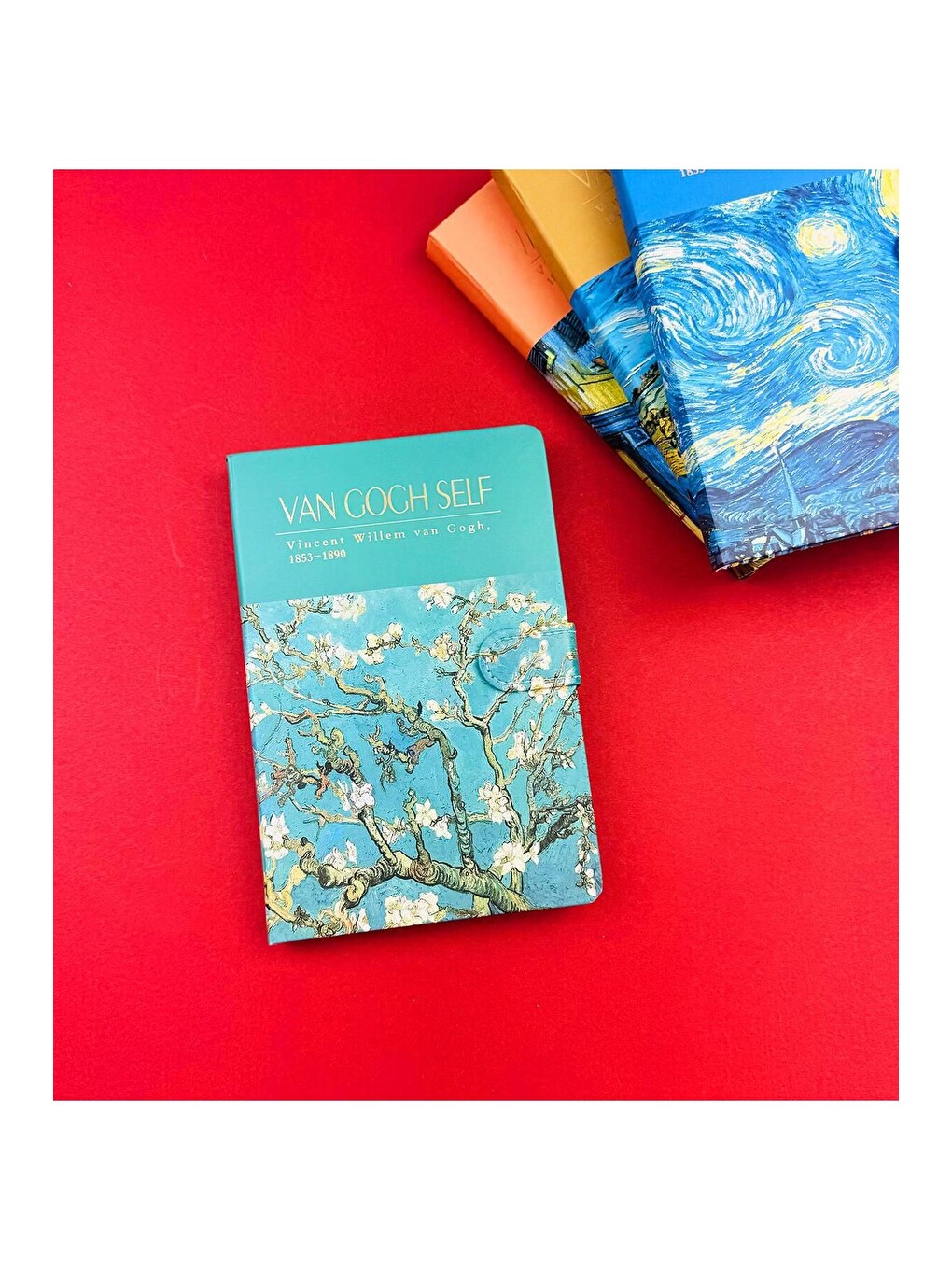 Van Gogh Tasarımlı Mıknatıs Kapaklı Defter Bm 1211