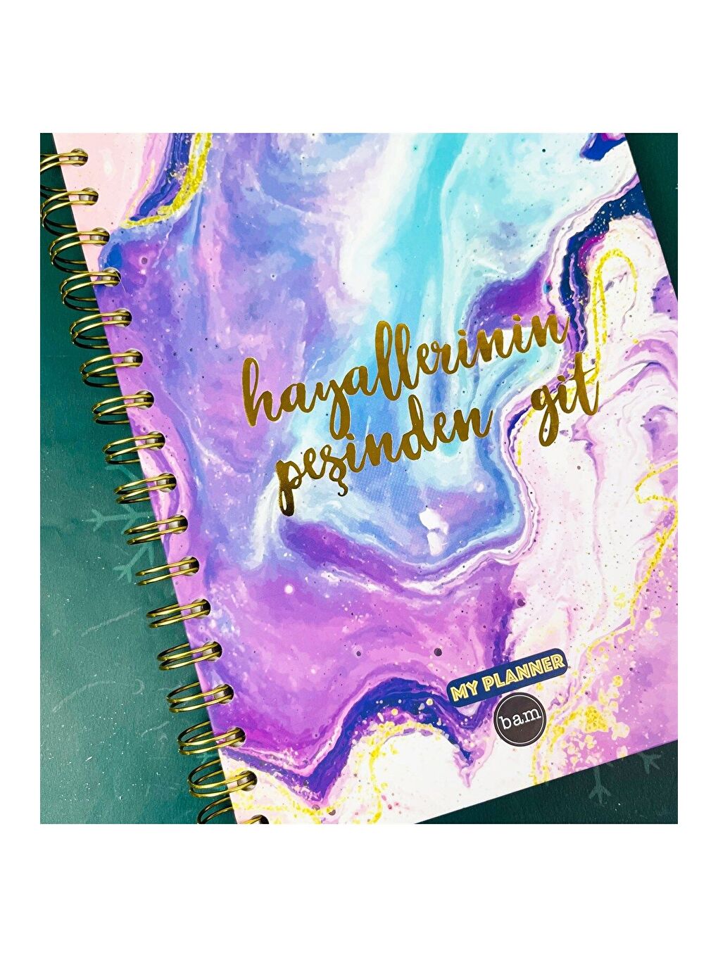 Hayallerinin Peşinden Git Tasarımlı Konuşan Ajanda-7