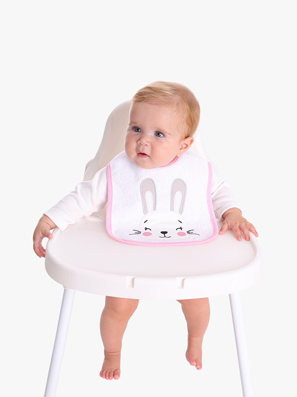 Luggi Baby Kız Bebek Mama Önlüğü 2'li - 1