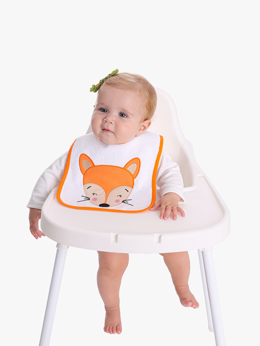 Luggi Baby Kız Bebek Mama Önlüğü 2'li - 2
