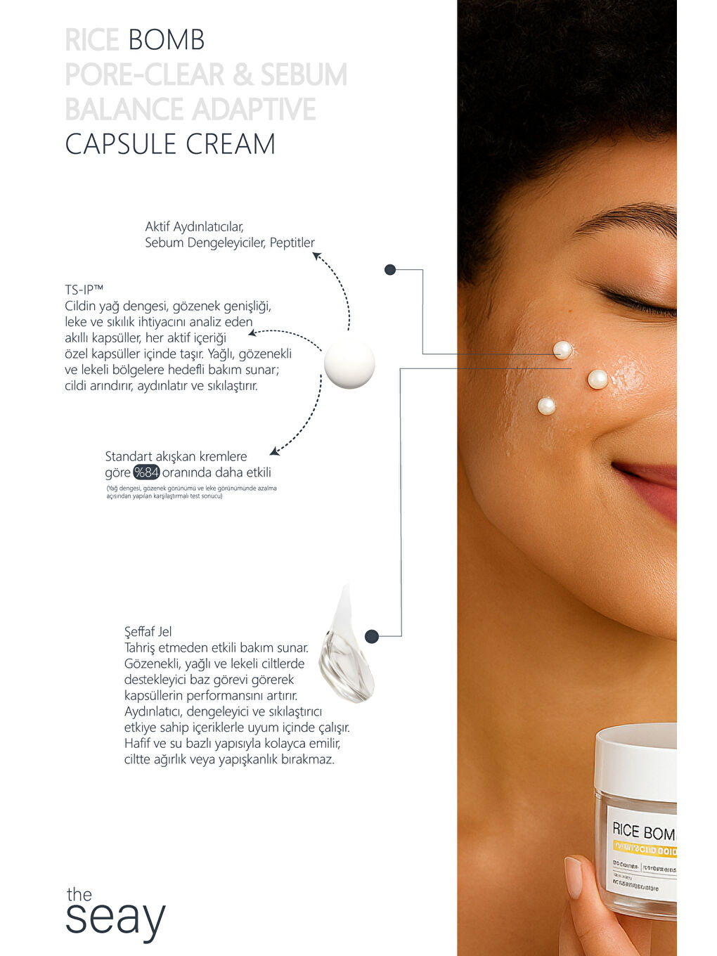 Akıllı Kapsül Krem – Arındırıcı & Aydınlatıcı Etki, Gözenek Sıkılaştırıcı | TS-IP™ Teknolojisi-3