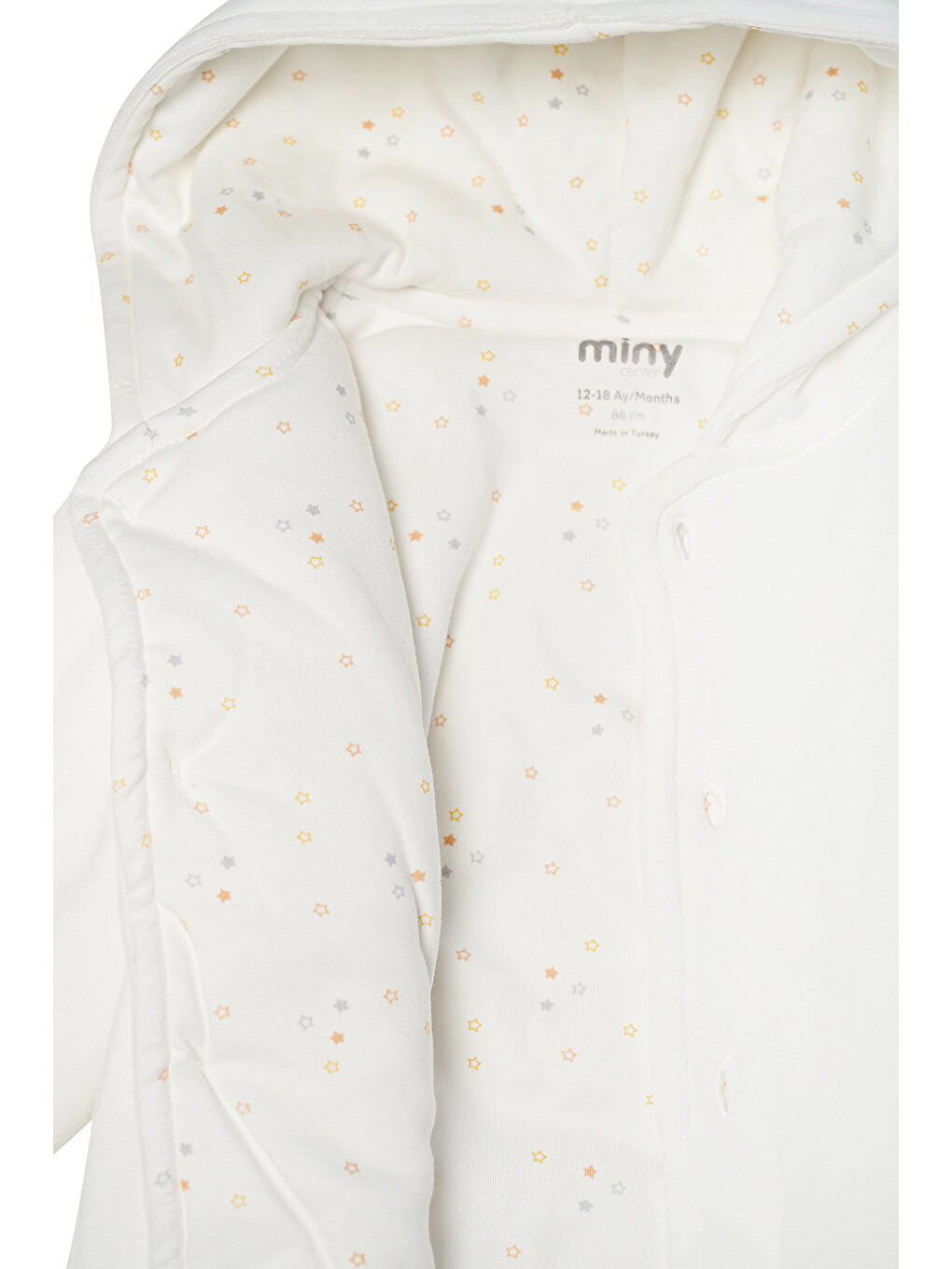 Beyaz Unisex Bebek Hırka-4