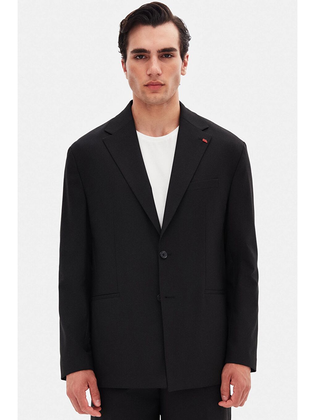 Relaxed Siyah Takim Elbise-1