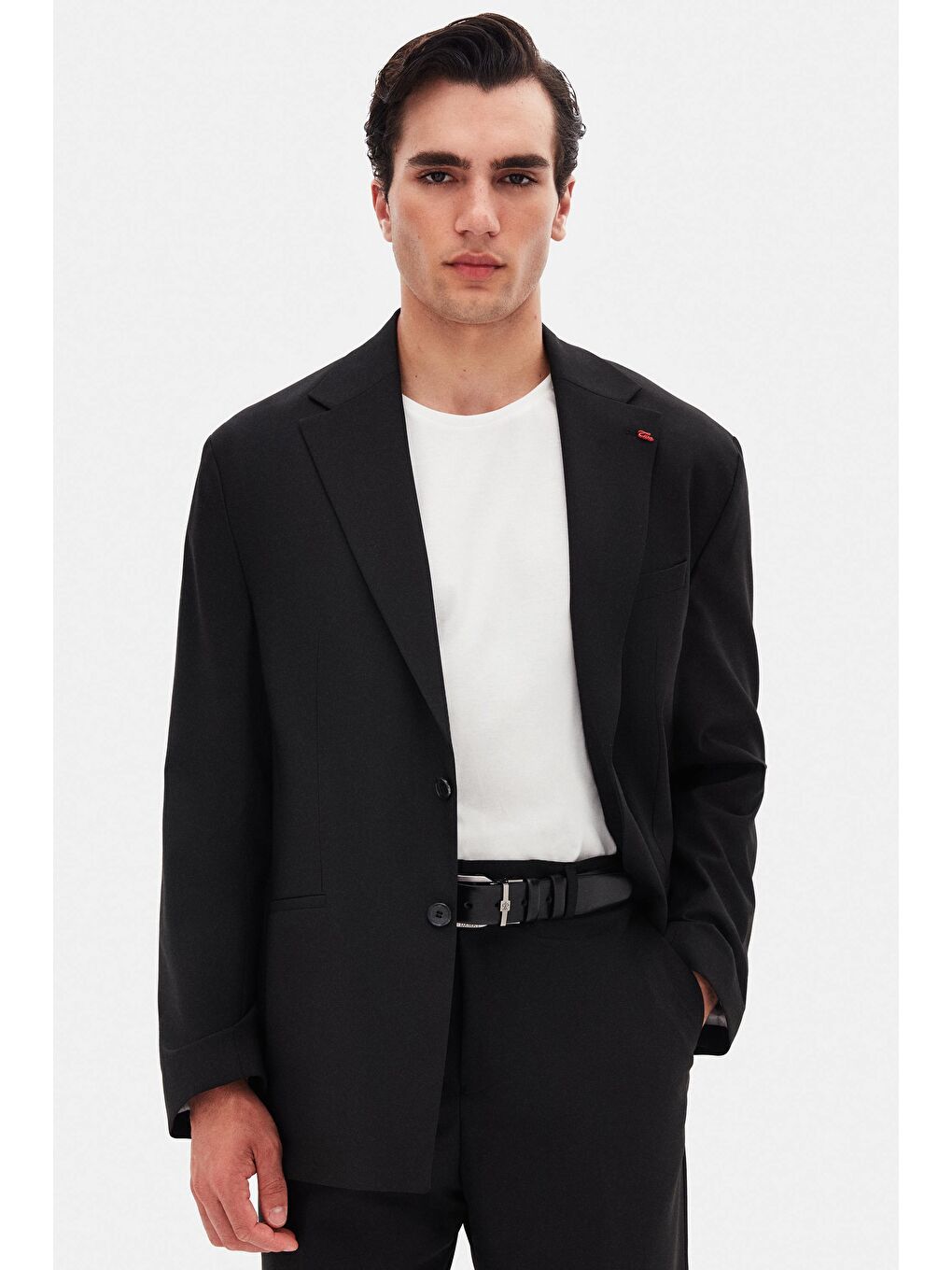 Relaxed Siyah Takim Elbise-2