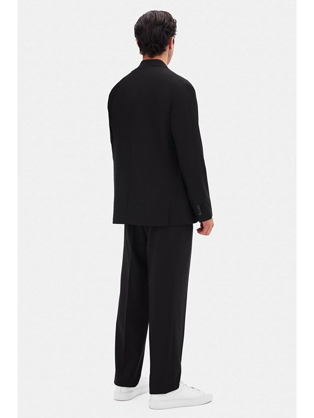 Relaxed Siyah Takim Elbise-7