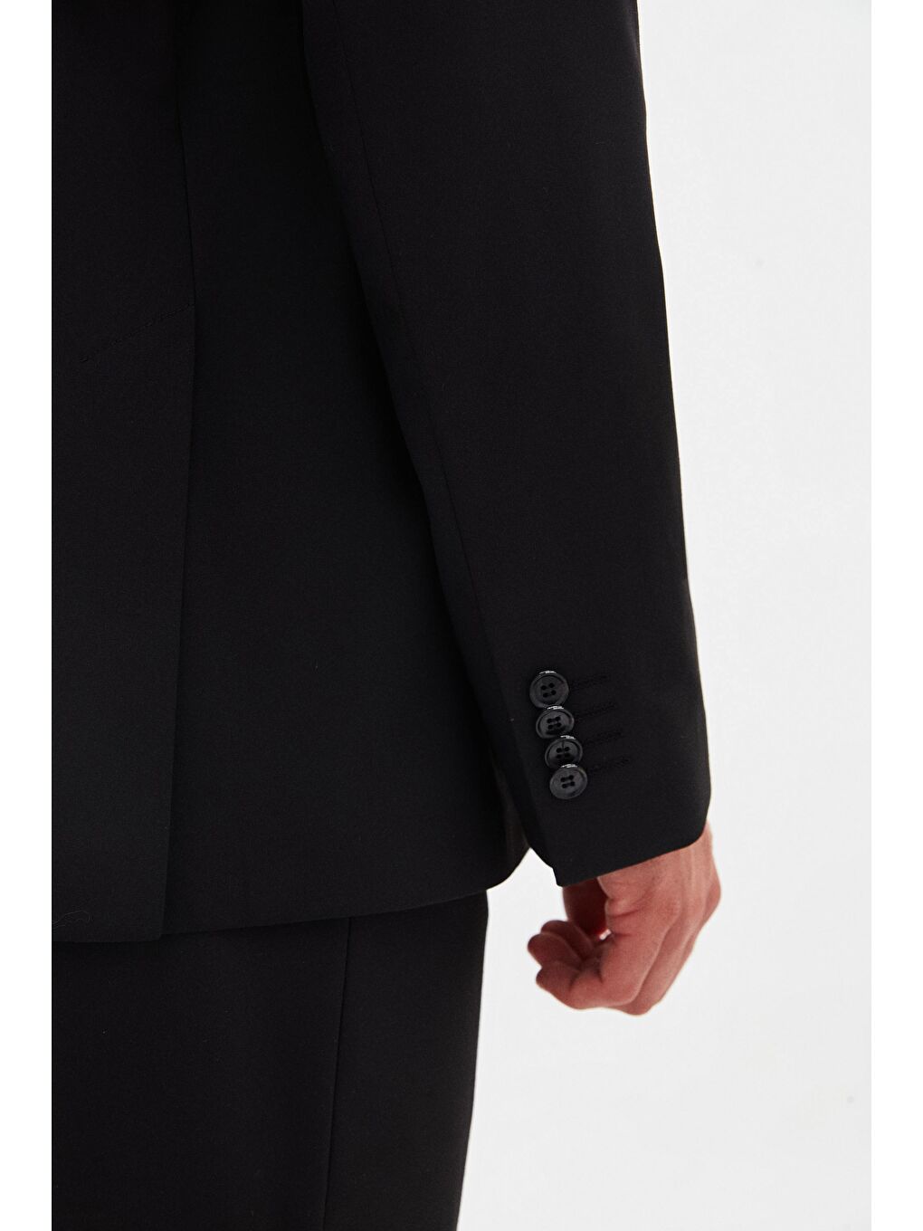 Relaxed Siyah Takim Elbise-8