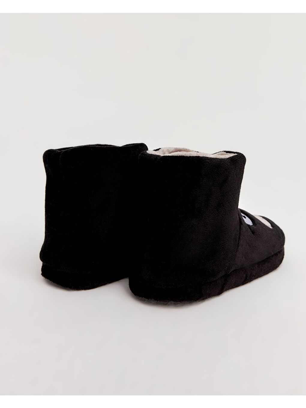 Siyah Erkek Köpek Figürlü Panduf - KEPÜ-2