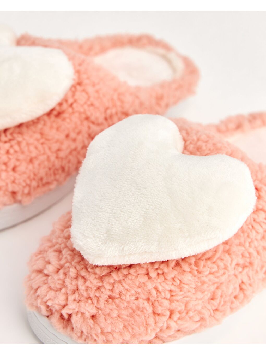 Pembe HEART - Kalp Figürlü  Kadın Ev Terliği-3