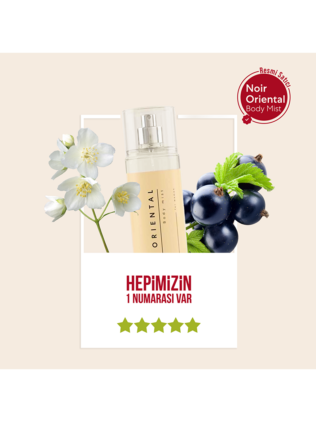 Kadın Oriental Vücut Spreyi 210ml Noir-1