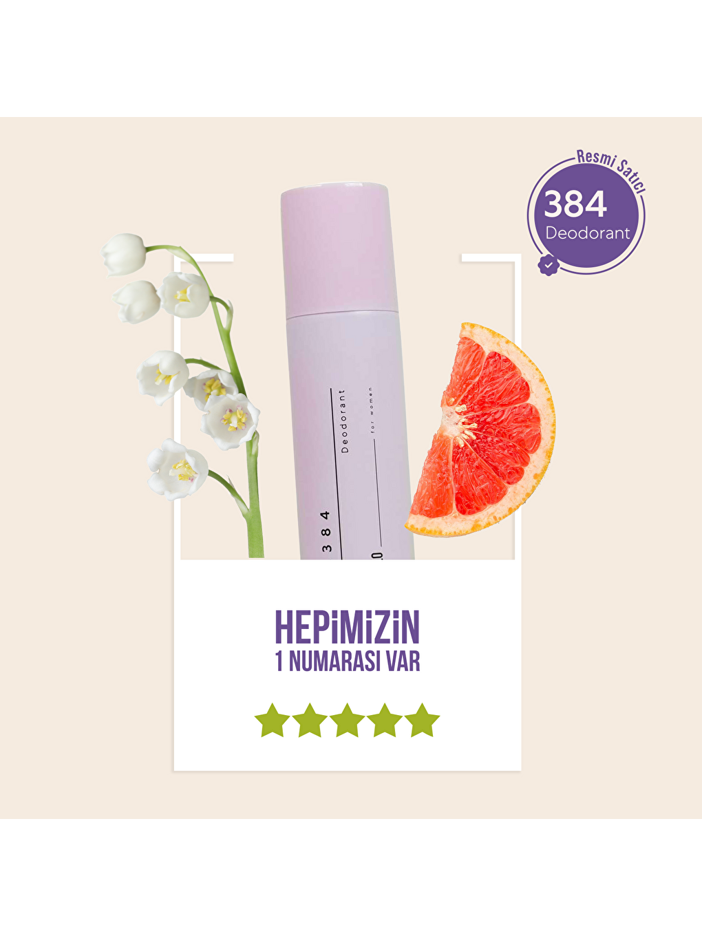 Kadın Deodorant - 150ml No:384-1