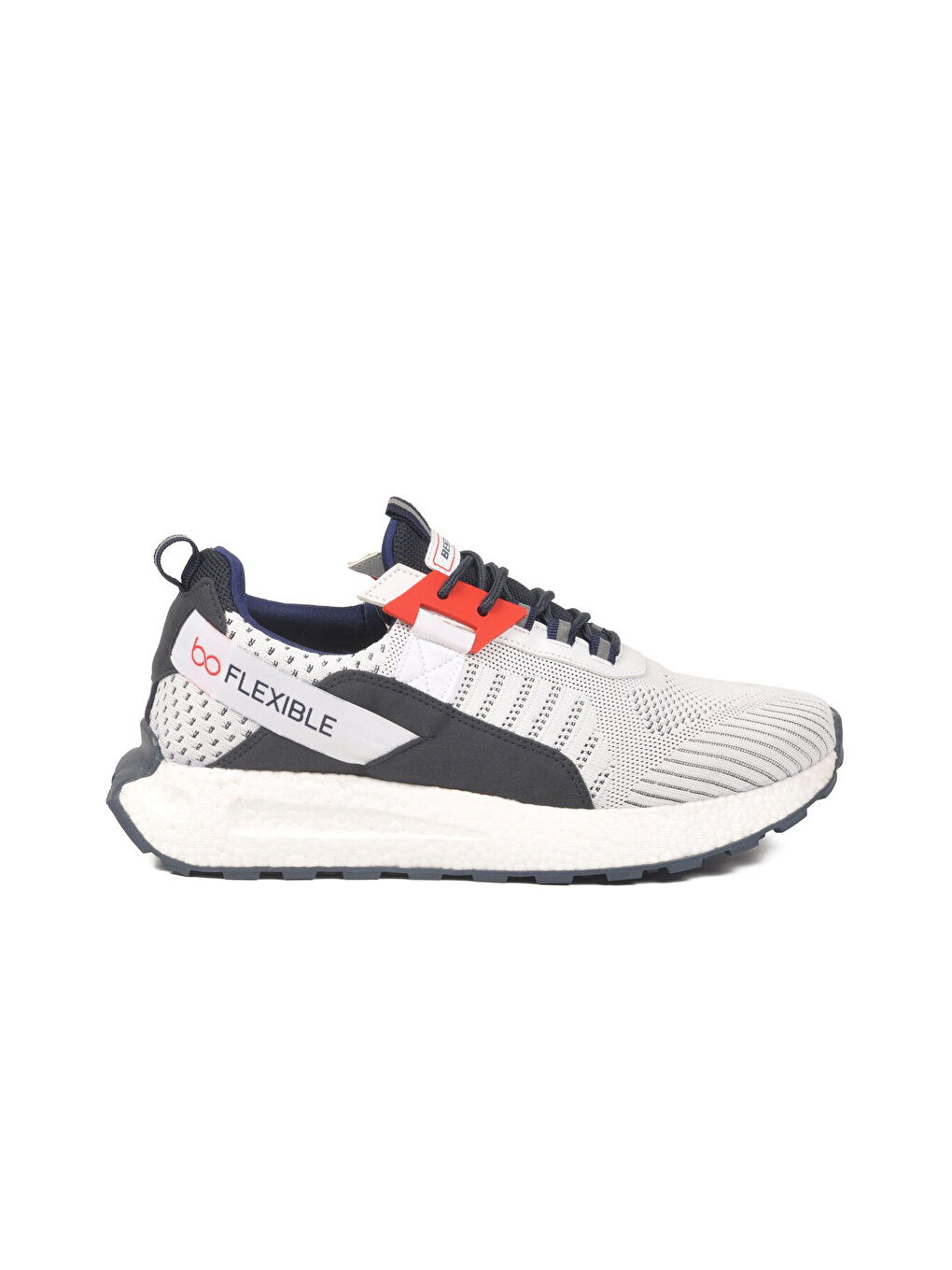 Beyaz Fileli Hafif Esnek Hafızalı Taban Erkek Spor Ayakkabı Bst-654 M-1