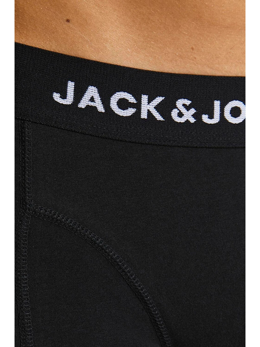 Siyah Additıonals Jacblack Streç Pamuklu Logolu 5 Pack Boxer 12167028-1
