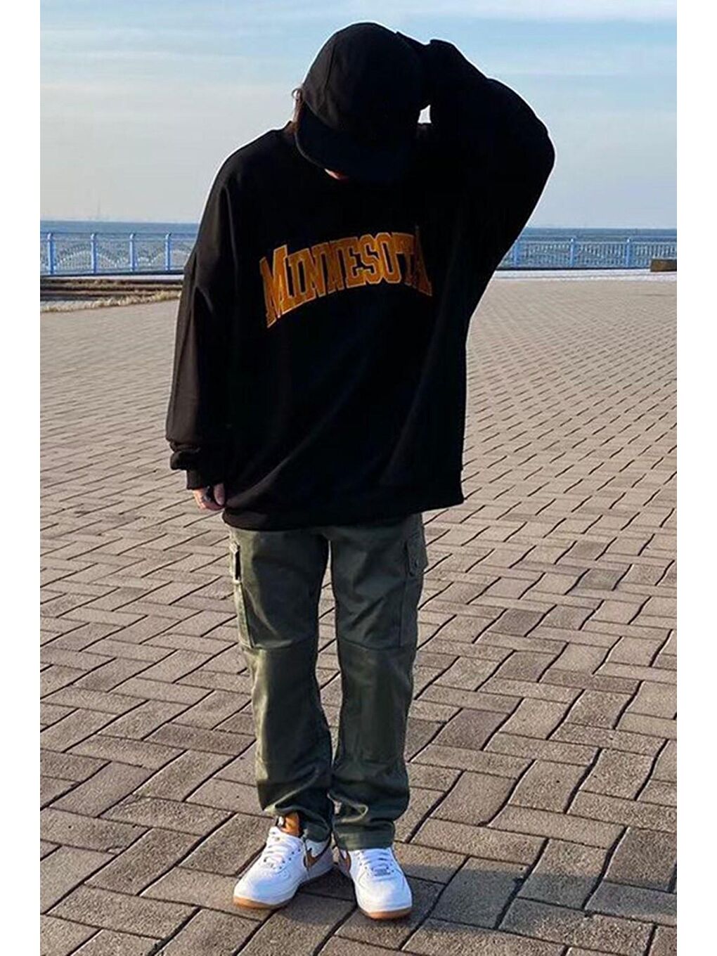 Siyah Sweatshirt Mg1268-2