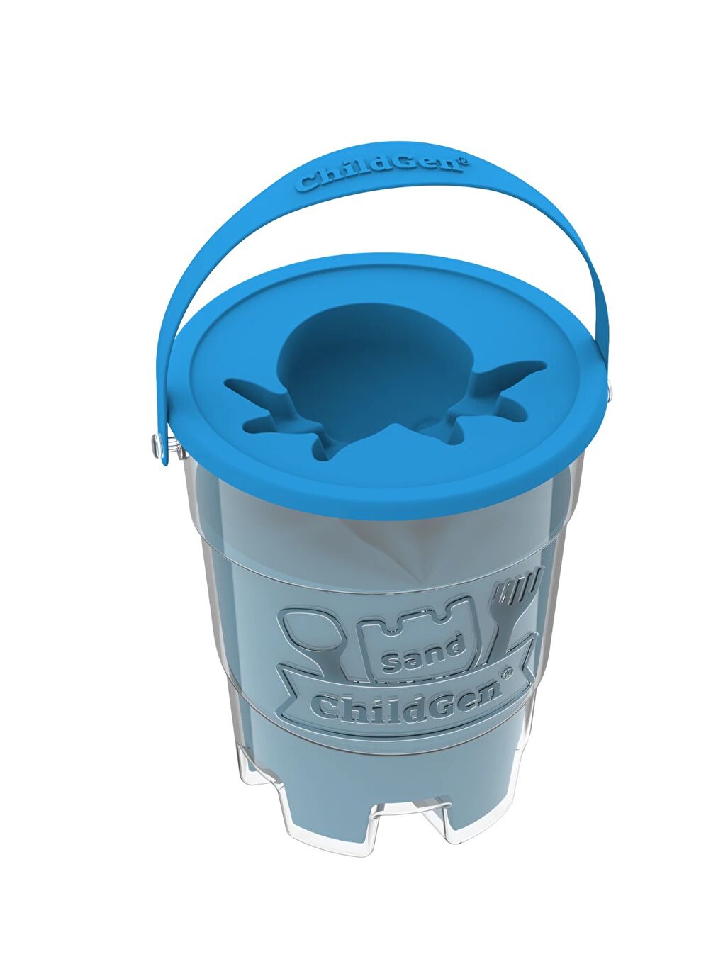 Doğal Kinetik Kum 500gr - Mavi-1