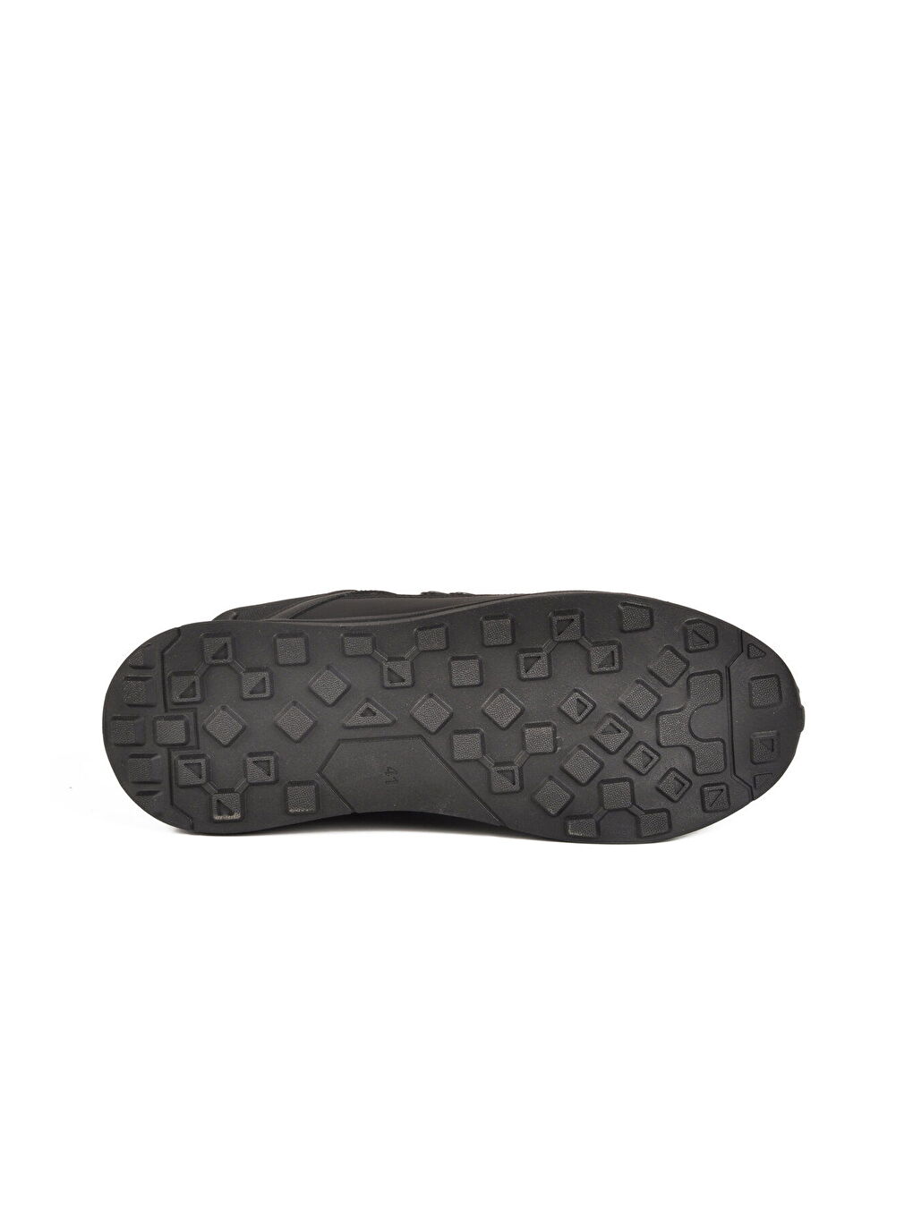 Siyah Kilit Bağcıklı Hafif Esnek Erkek Spor Ayakkabı Apollo 166 M-4