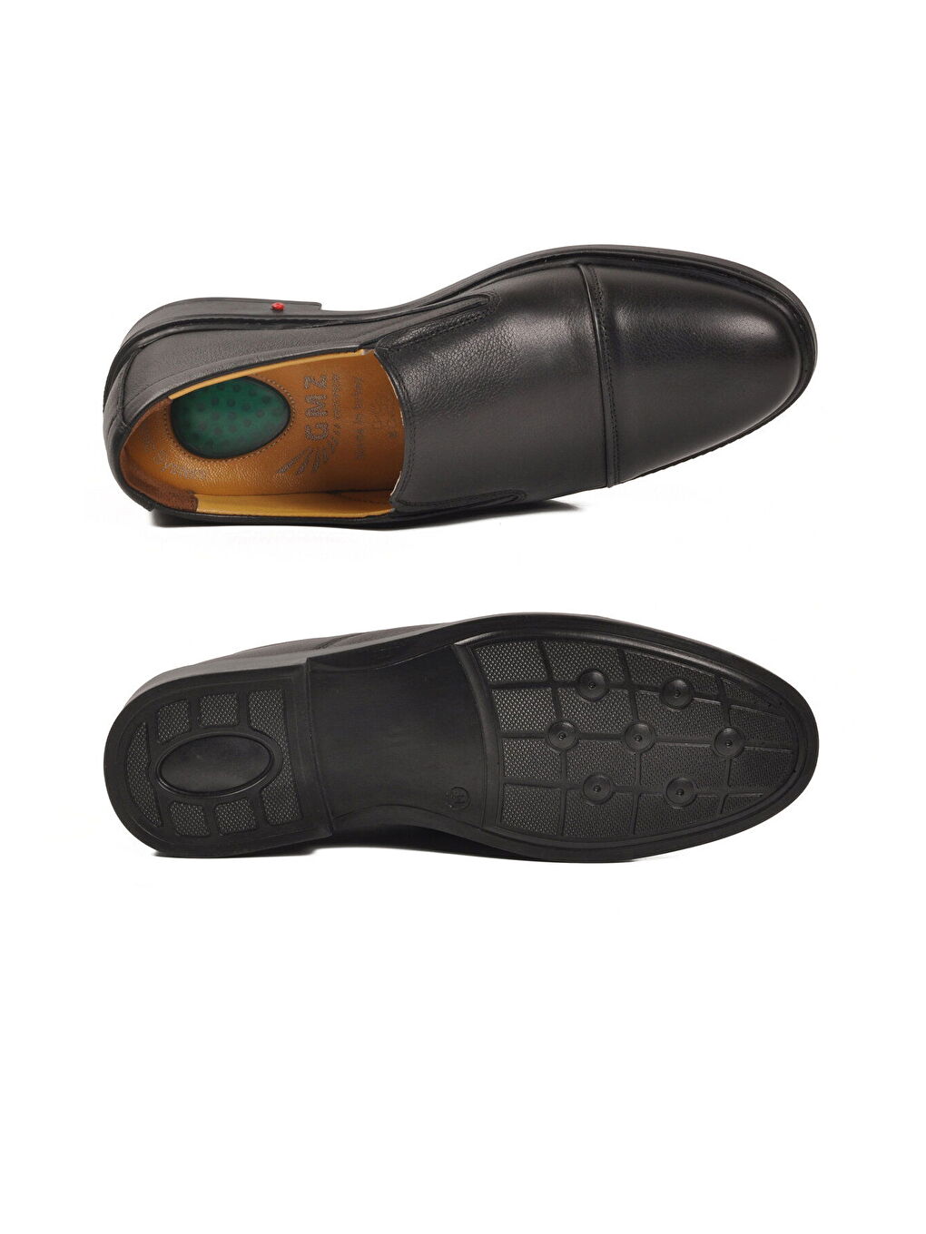Siyah Hakiki Deri Jel Taban Anatomik Erkek Klasik Ayakkabı 425 M-4