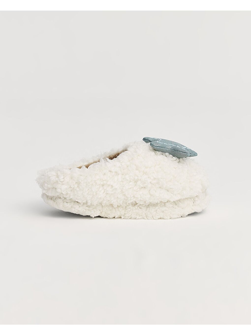 Beyaz Çocuk Yıldız-Hilal Ev İçi Terlik - STAR-4