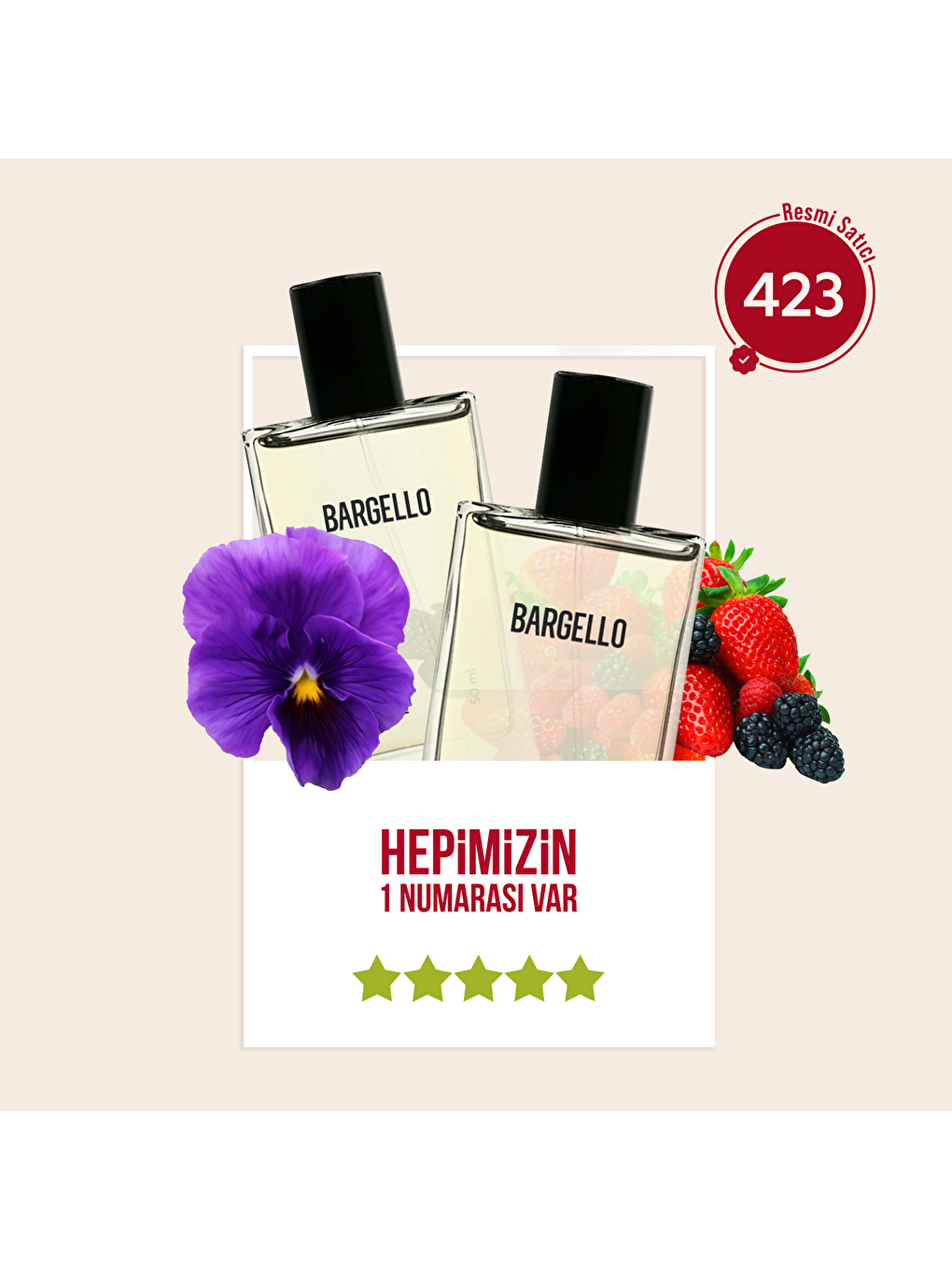 Kadın Çiçeksi Parfüm 50ml No:423-1