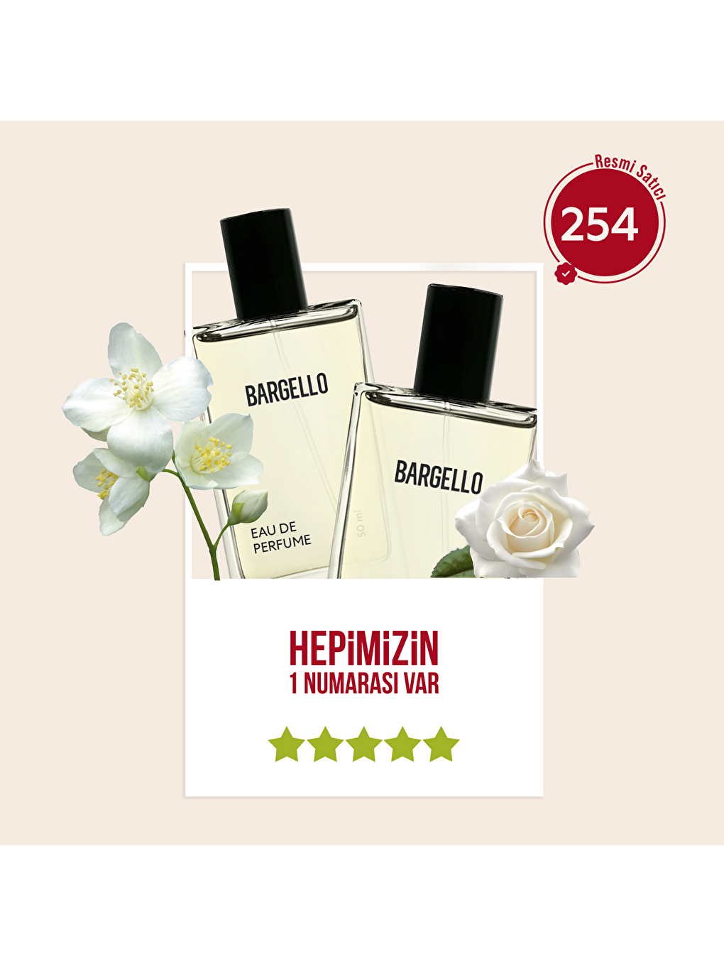 Kadın Parfüm Çiçeksi - 50ml Edp No:254-1