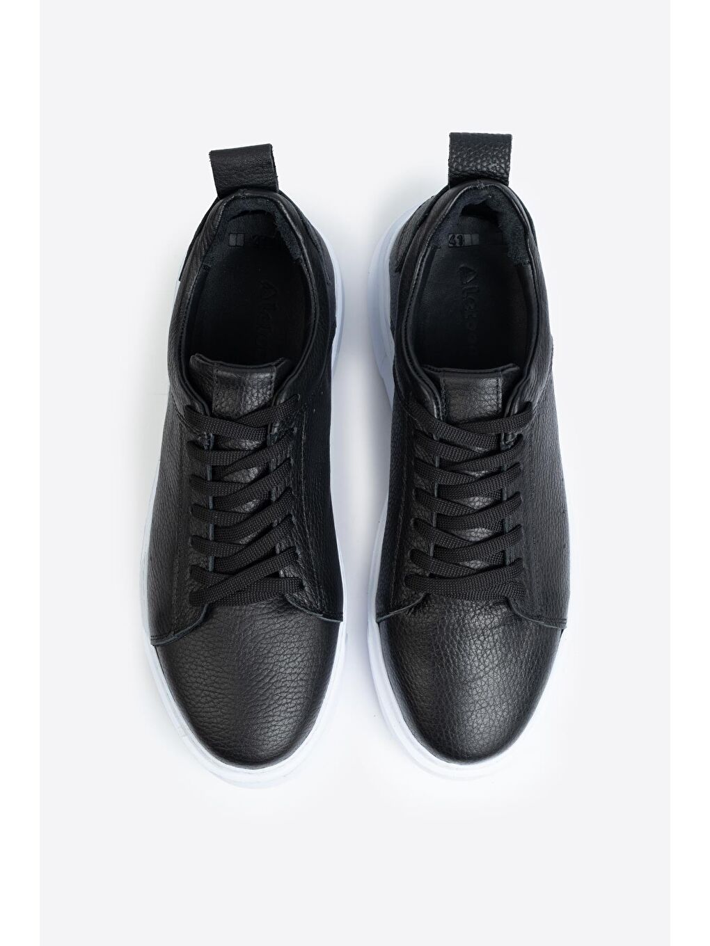 Siyah Hakiki Deri Erkek Spor Ayakkabı