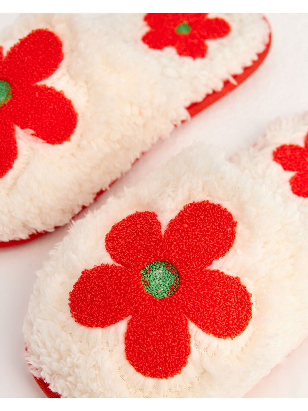 Turuncu Kadın Desenli Ev Terliği - DODO-1