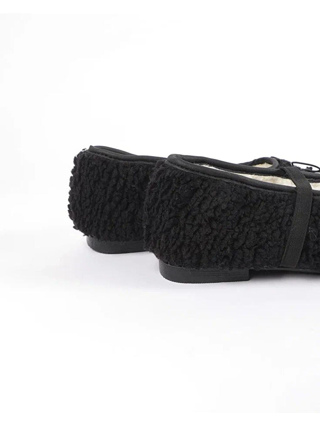Siyah Kadın Ev İçi Ayakkabı - CLARA-4