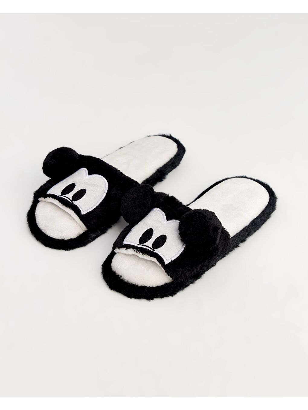 Ekru Kadın Figürlü Ev Terliği - BOBİ