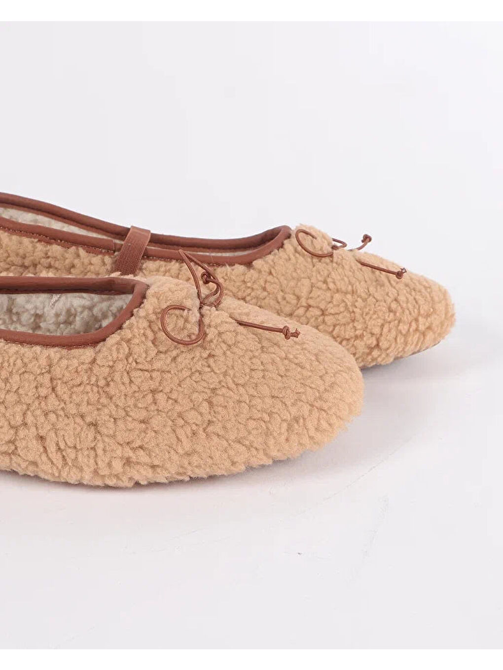 Kahverengi Kadın Ev İçi Ayakkabı - CLARA-1