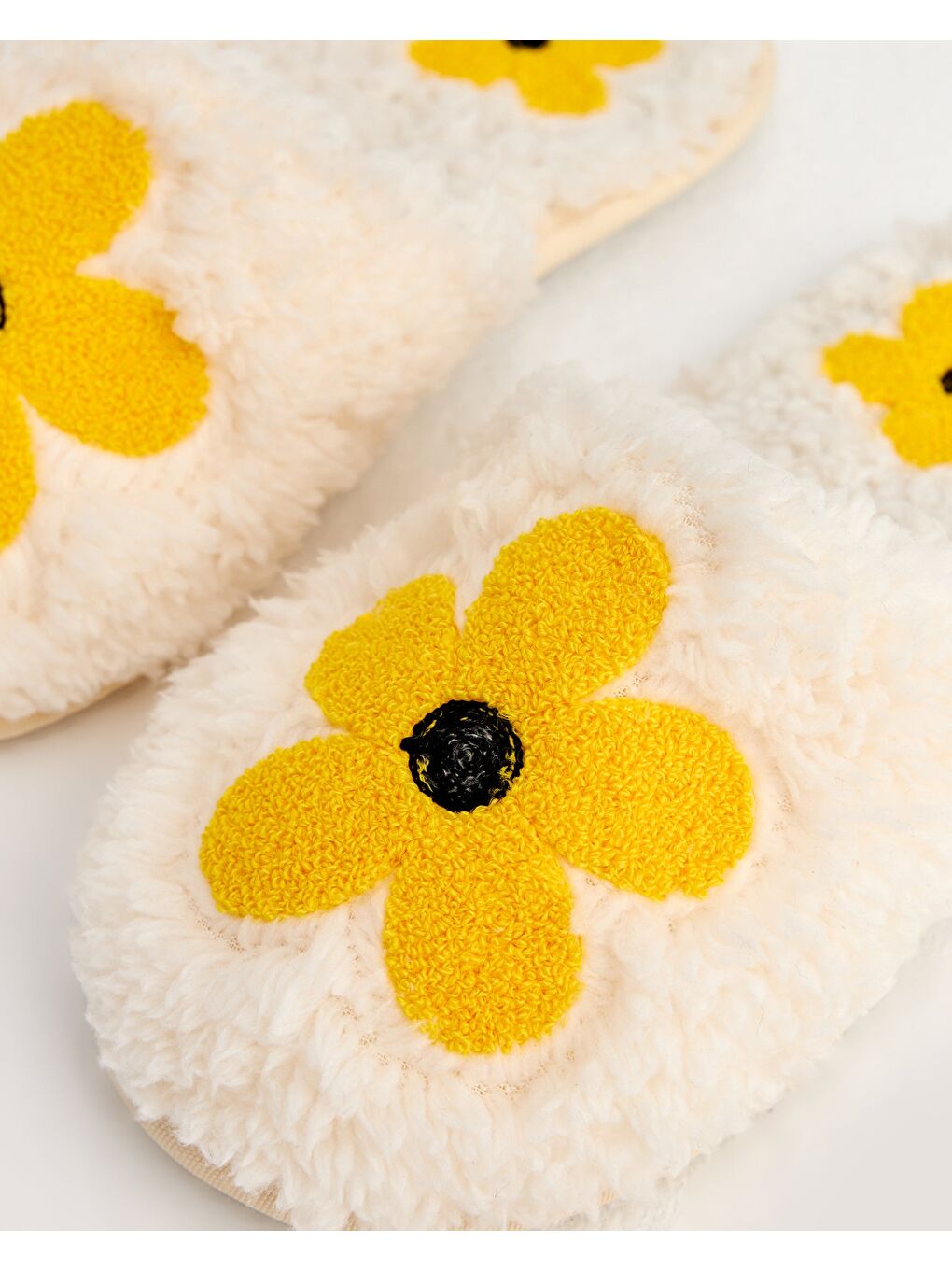 Sarı Kadın Desenli Ev Terliği - DODO-1