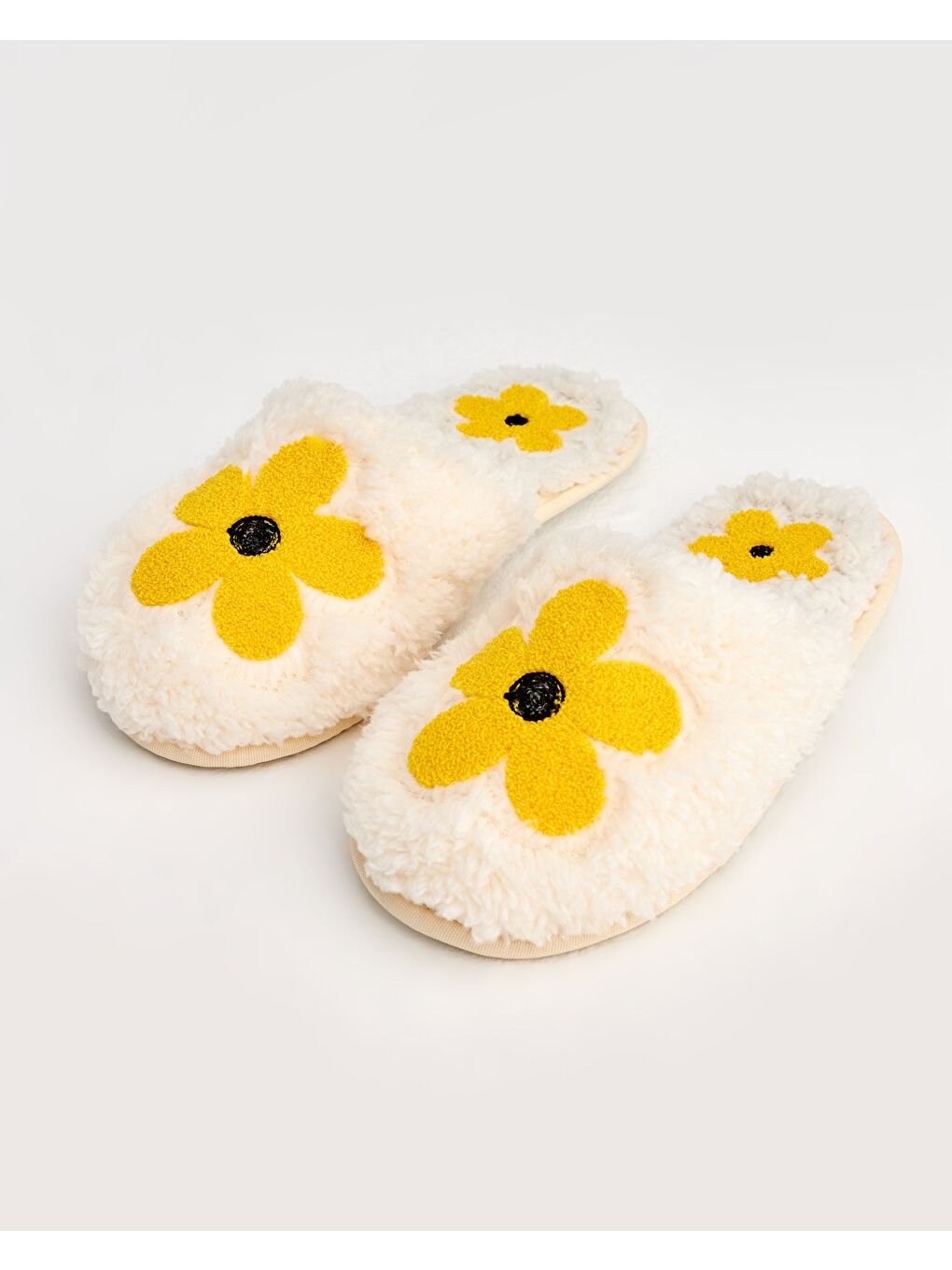 Sarı Kadın Desenli Ev Terliği - DODO-4