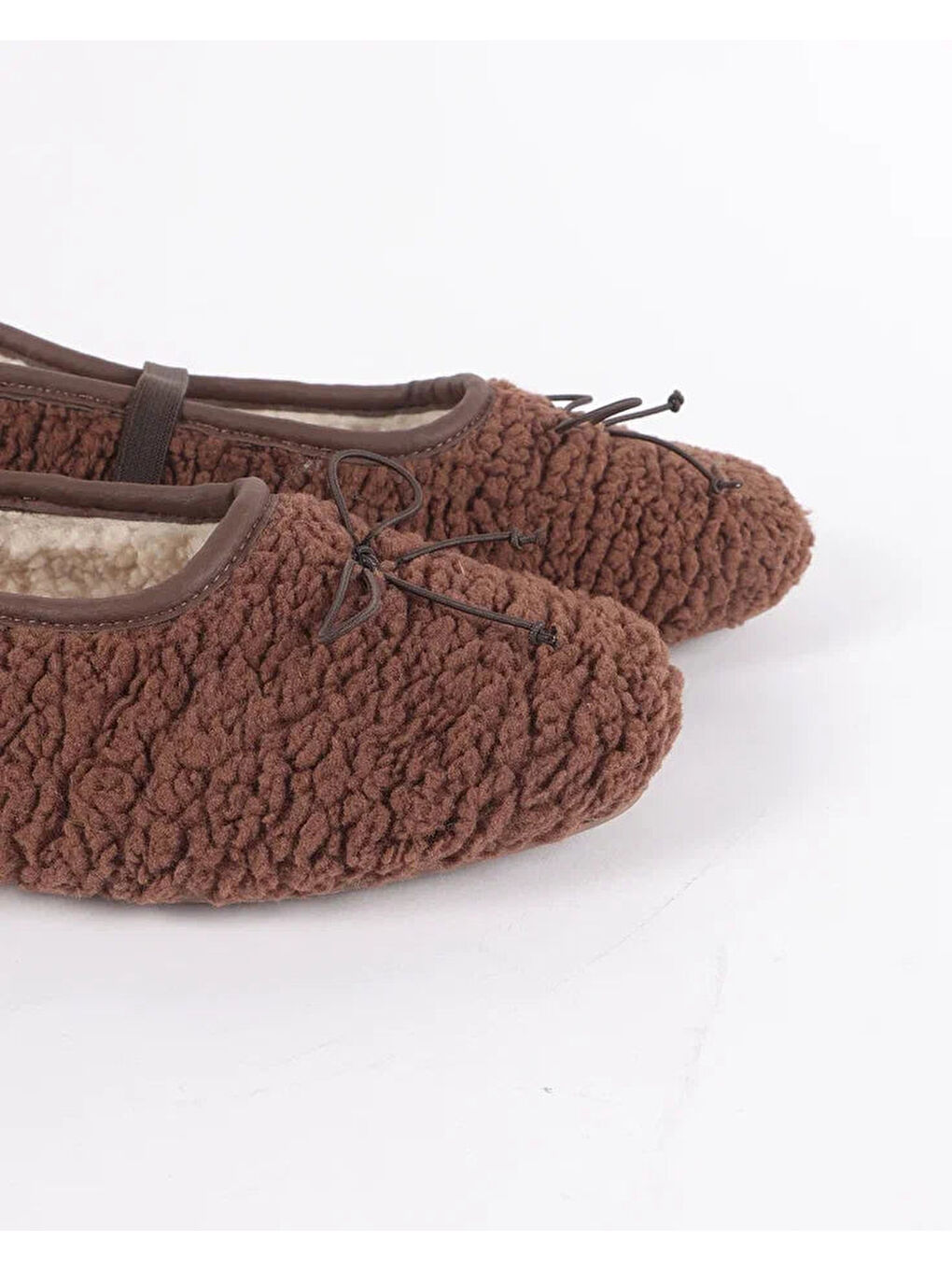 Kahverengi Kadın Ev İçi Ayakkabı - CLARA-1