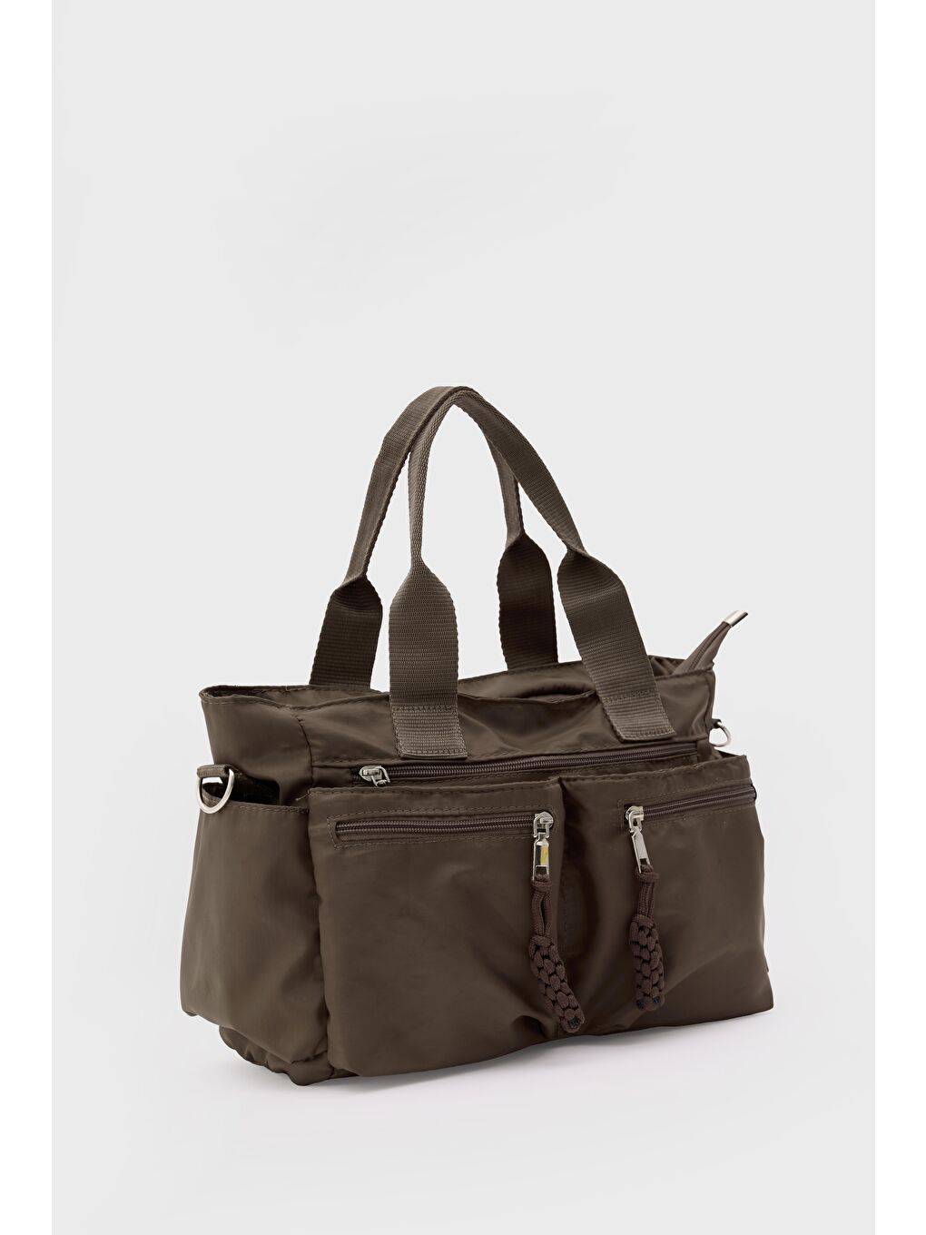 Kahverengi Bones Çok Gözlü El Ve Omuz Çantası Kahve-6