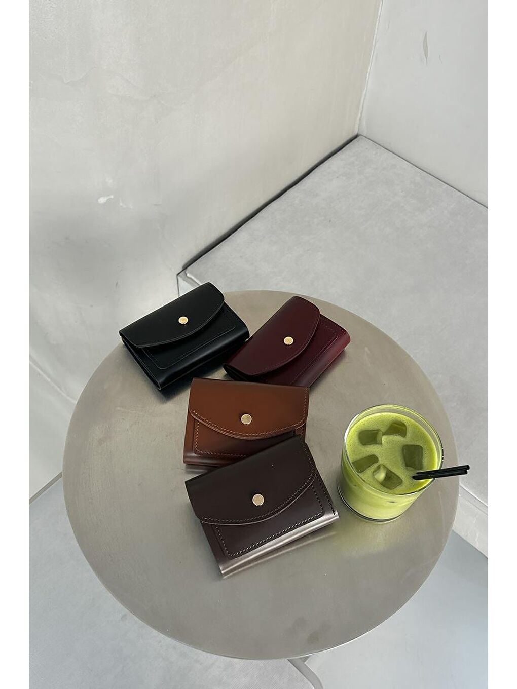 Kahverengi Pico Kapaklı Kadın Cüzdan Kahve-5