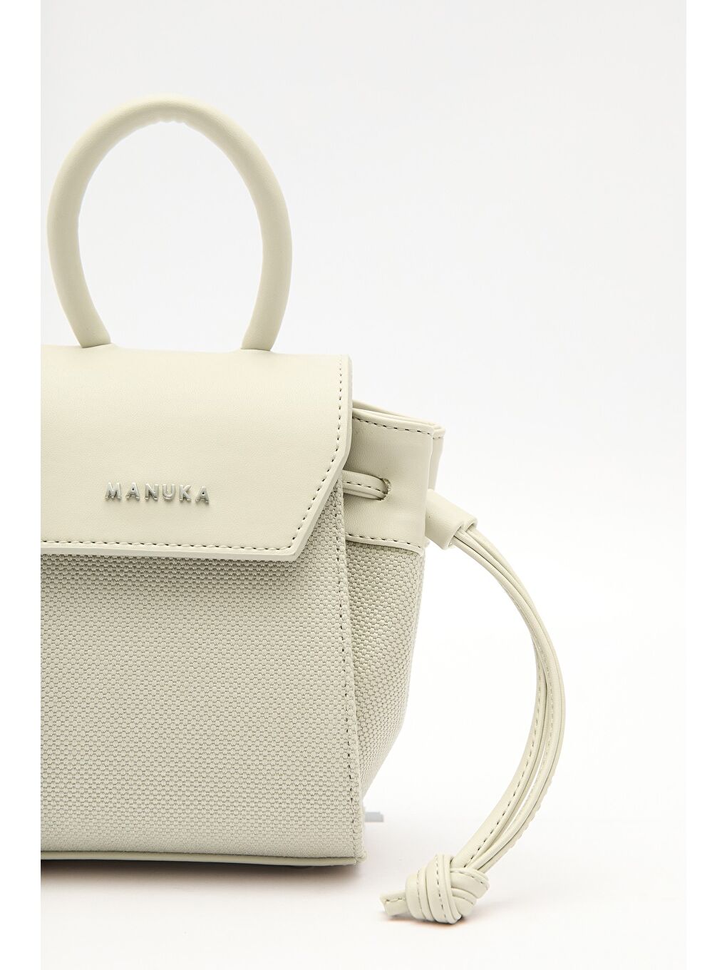 Yeşil Kanvas Kapaklı Mini Çanta Çağla-5