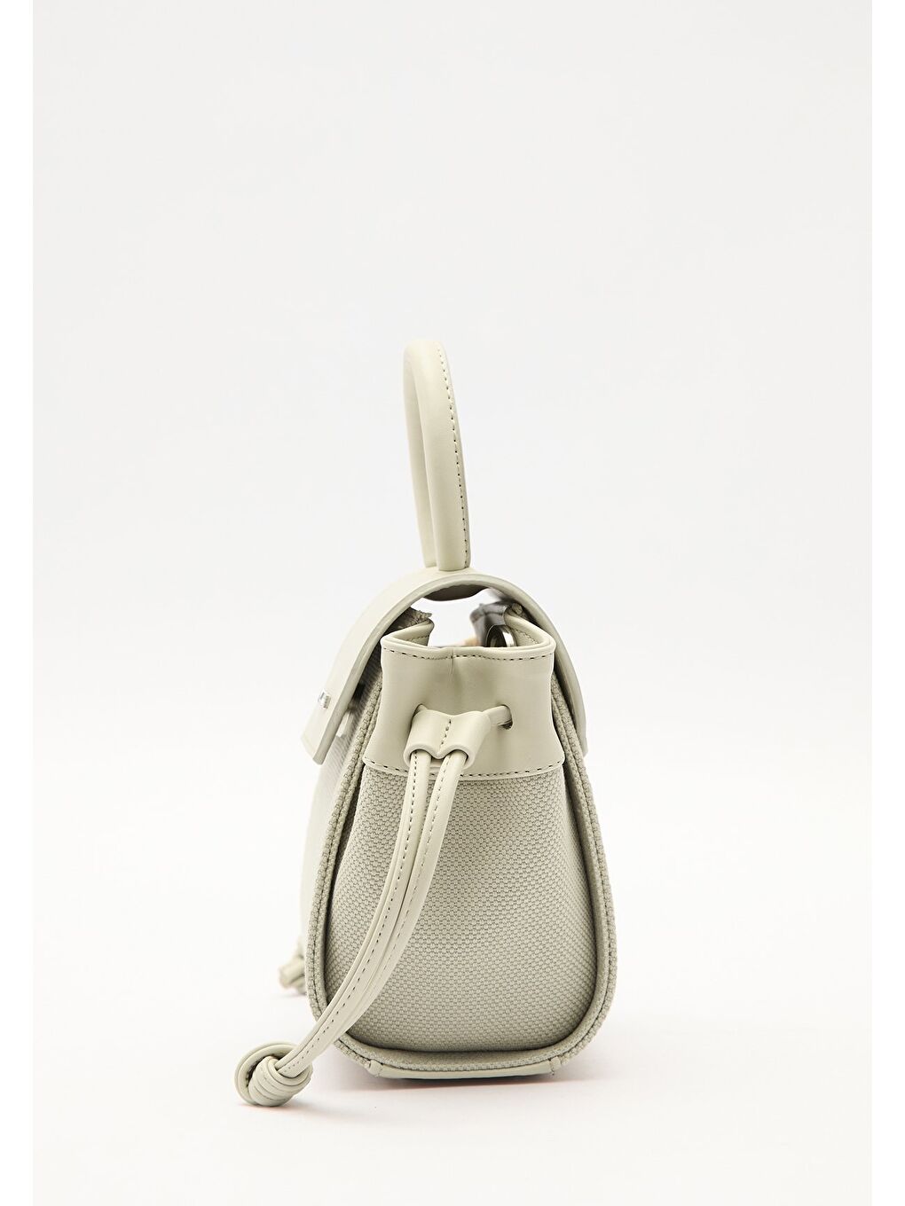 Yeşil Kanvas Kapaklı Mini Çanta Çağla-6