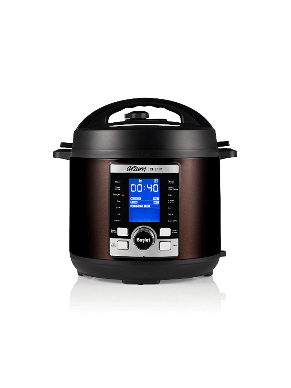 AR2055 Chefim Çok Amaçlı Basınçlı Pişirici - Siyah