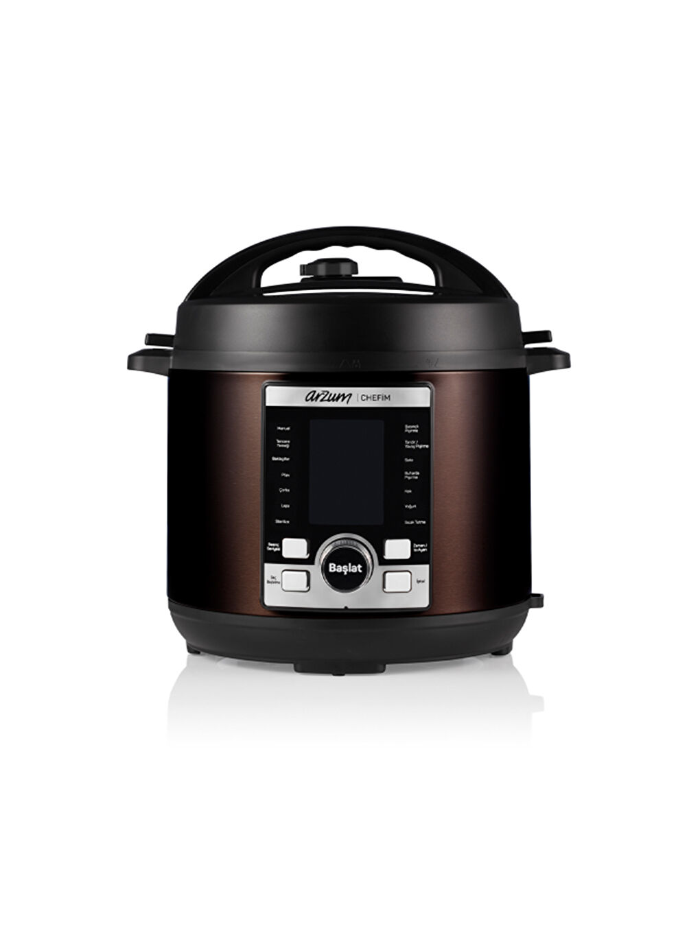 AR2055 Chefim Çok Amaçlı Basınçlı Pişirici - Siyah-5