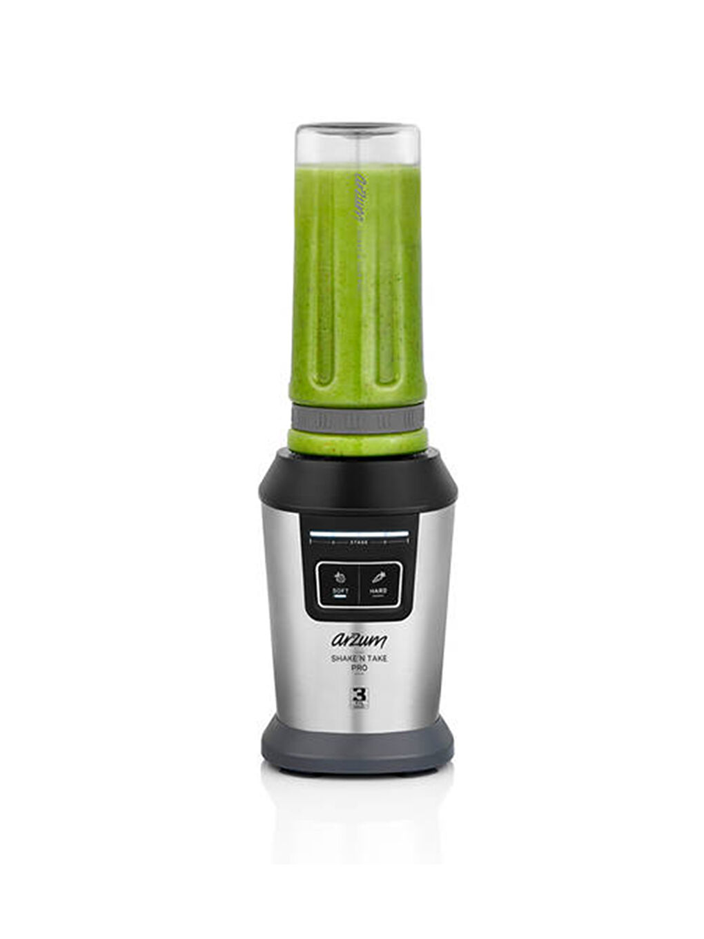 ARZUM AR1079 Shake'N Take Pro Kişisel Blender - Paslanmaz Çelik - 5
