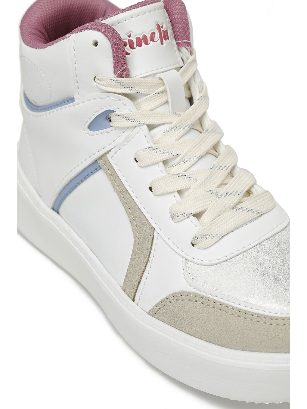 Bej LALI HI 3PR Krem Kız Çocuk High Sneaker-6
