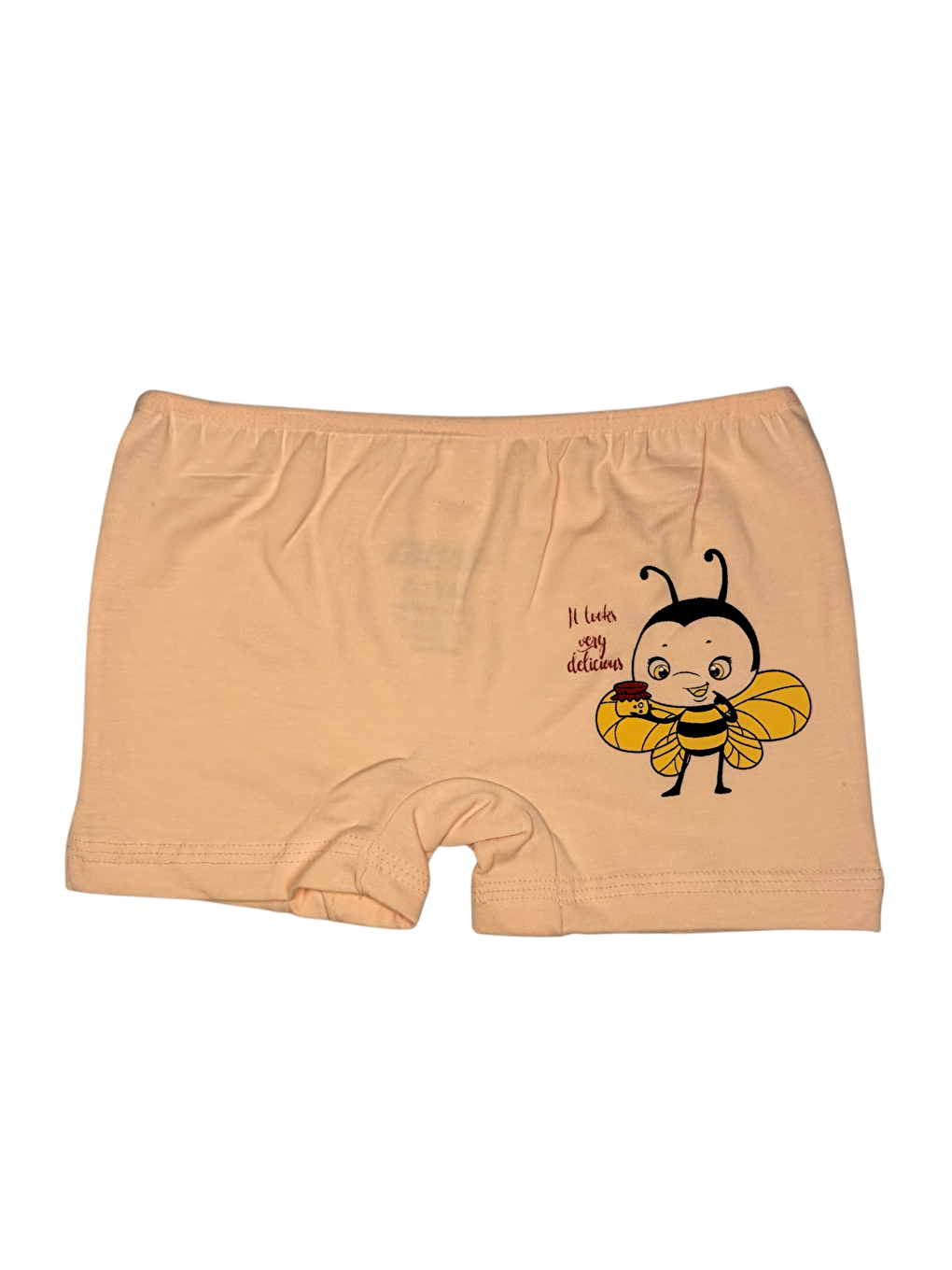 Karışık Kız Çocuk 3 lü Paket Pamuklu Elastanlı Baskılı Şort 44312-2