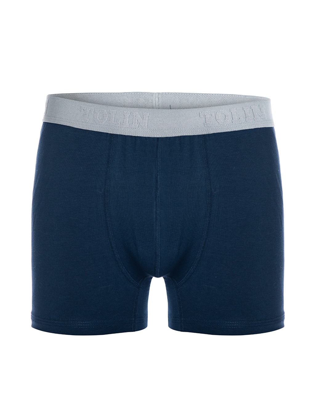 Lacivert Erkek 3 lü Pamuklu Elastanlı Renkli Boxer Seti 4147-1