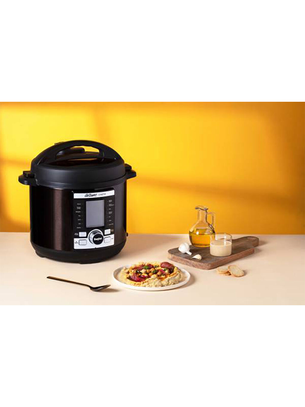 AR2055 Chefim Çok Amaçlı Basınçlı Pişirici - Siyah-10