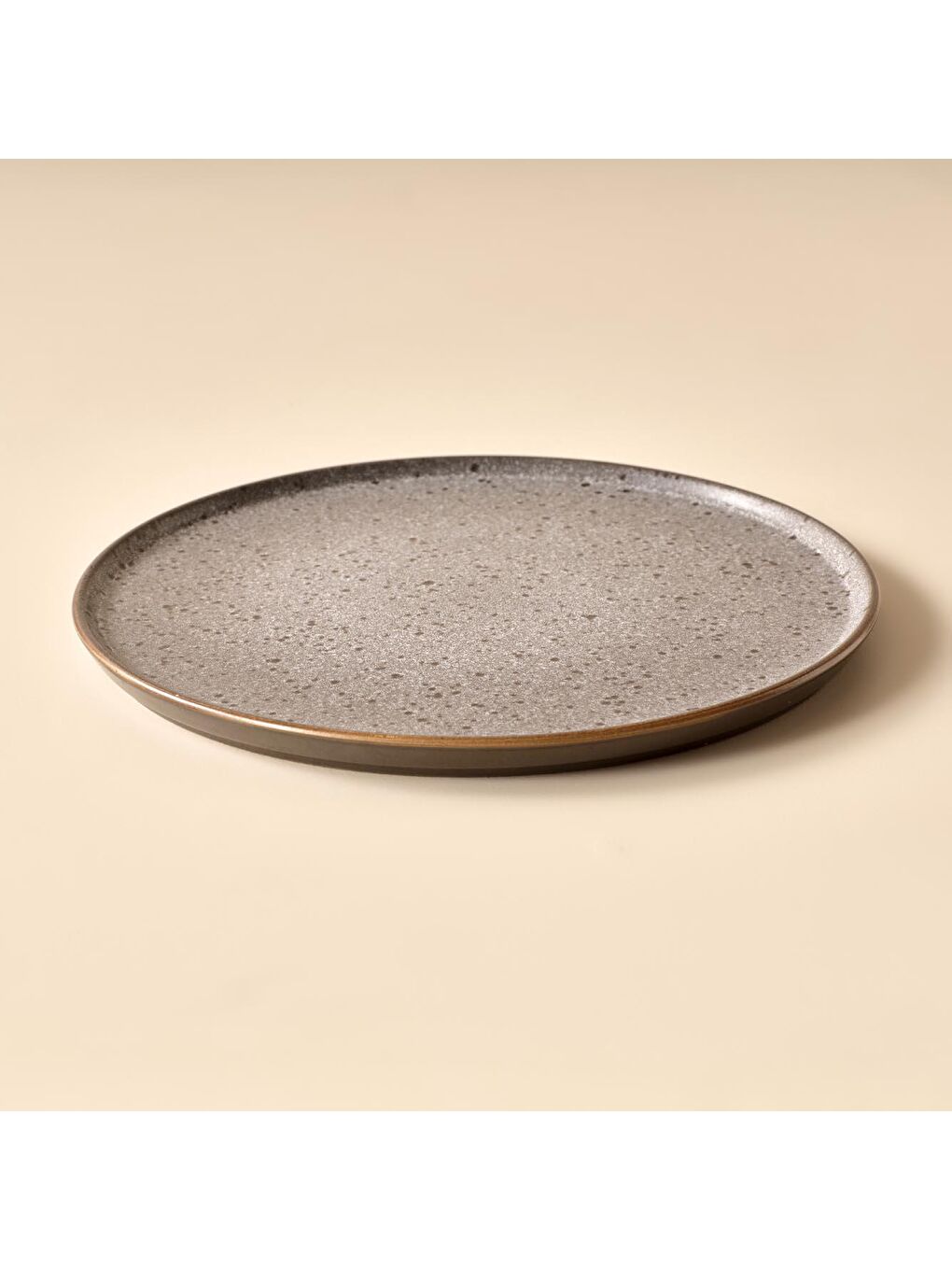 Guarda Stoneware Servis Tabağı Gri-1